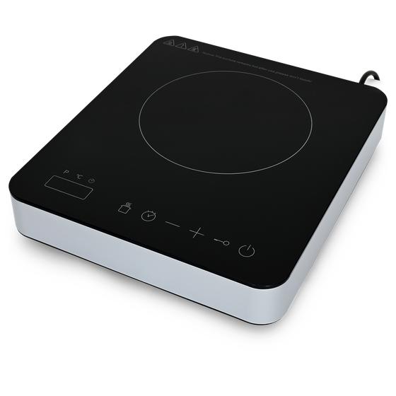 Inclined induction hob