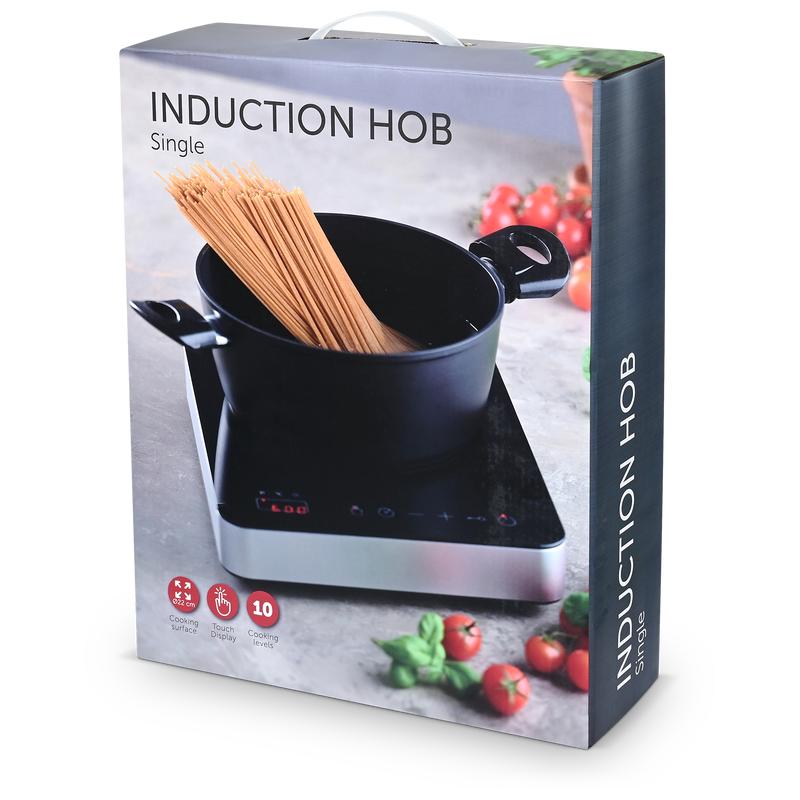 Induction cooker in packaging