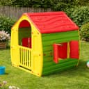 Maisonnette de jardin - rouge, jaune et vert