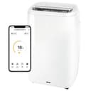 Climatiseur mobile connecté - blanc
