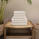 Lot de serviettes de bain premium - crème