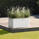 Lage plantenbak Terrassa – wit