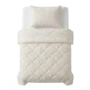 Lazy all-in-one dekbed Teddy fur - beige