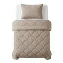 Couette sans housse en teddy - taupe
