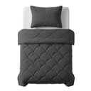 Lazy all-in-one dekbed Teddy fur - antraciet