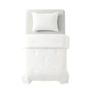 Couette sans housse en double gaze - blanc crème