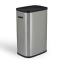 Poubelle avec ouverture à pression - 60 l - inox