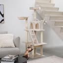 XXL krabpaal - crème-wit