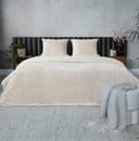 Parure de lit en velours côtelé - blanc crème