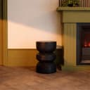 Table d'appoint diabolo - noir