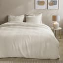 Parure de lit en double gaze - blanc