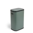 Prullenbak met drukdeksel - 60 liter - donkergroen