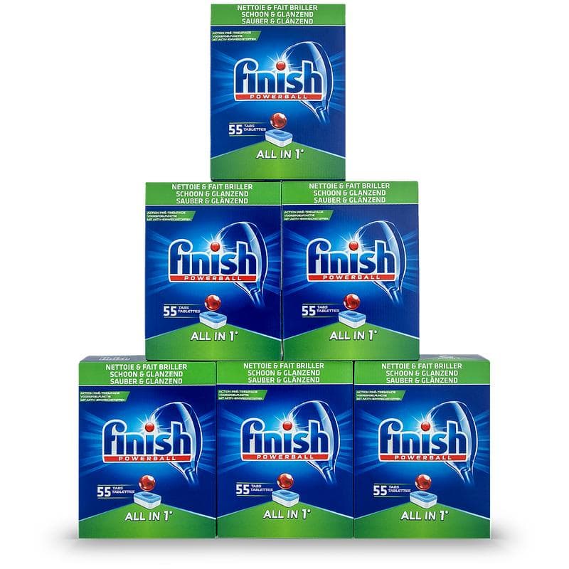 Finish Powerball vaatwastabletten All-in-1 Regular