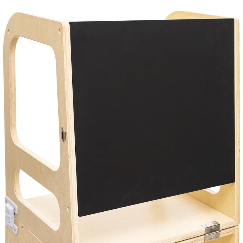 Tour d’observation et d’apprentissage en bois avec tableau