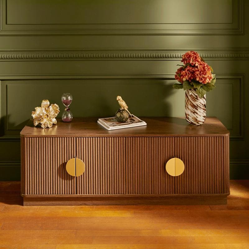 Design tv-meubel - walnoot