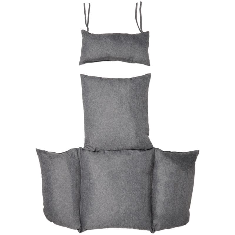 Hangstoel met standaard - zwart