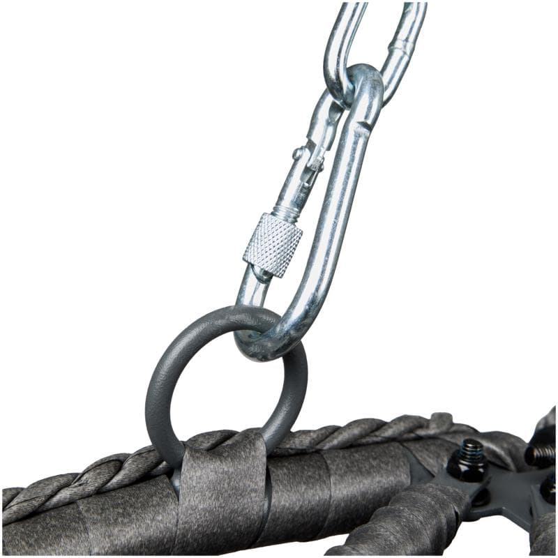 Hangstoel met standaard - zwart