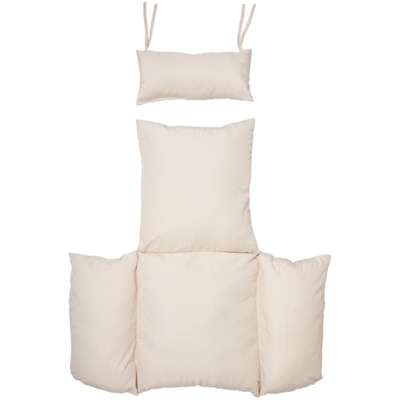 Hangstoel met standaard - bruin