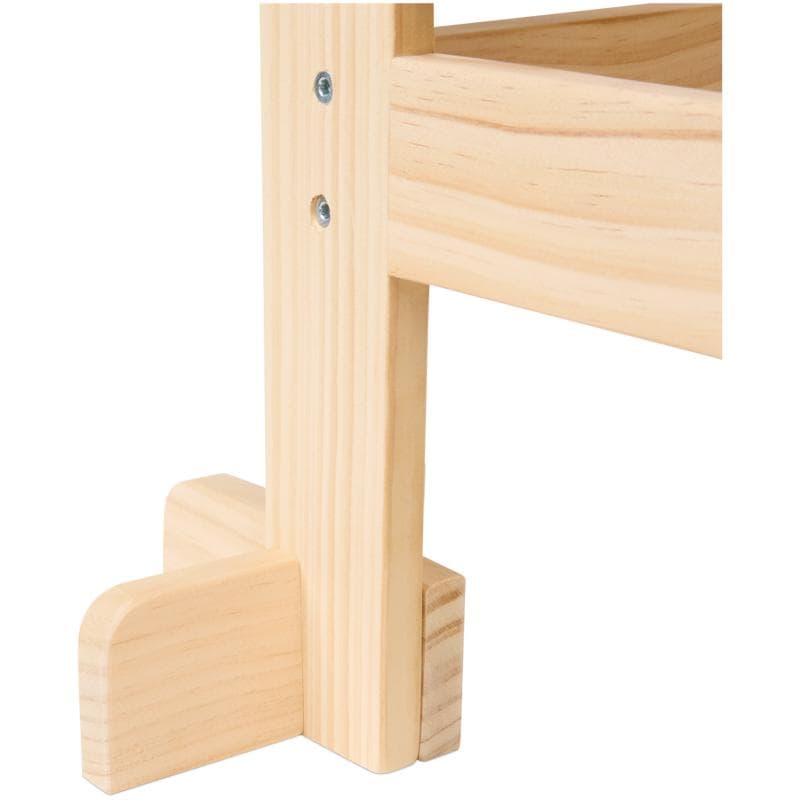 Houten leertoren met tekenbord