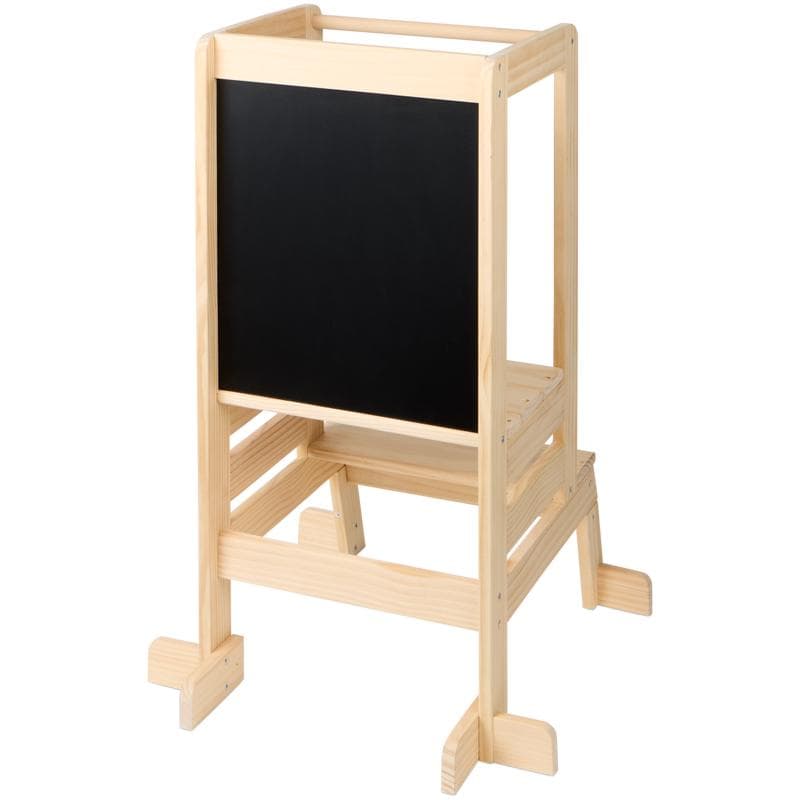 Houten leertoren met tekenbord