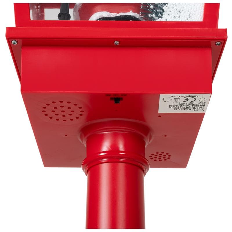 Kerstlantaarn met led-licht en geluid