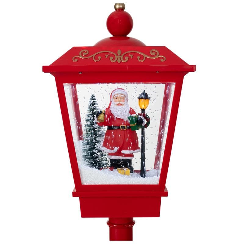 Kerstlantaarn met led-licht en geluid