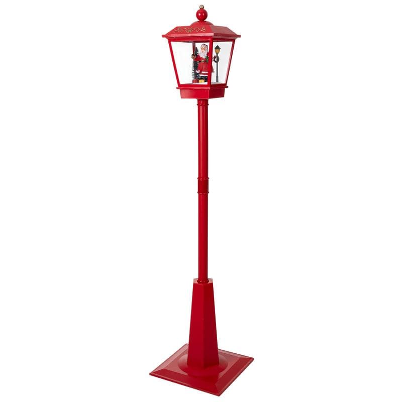 Kerstlantaarn met led-licht en geluid