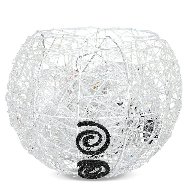 Lichtgevende sneeuwman