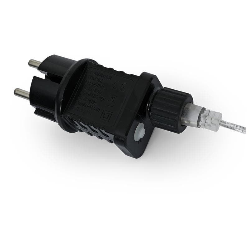 Lichtgevende sneeuwman