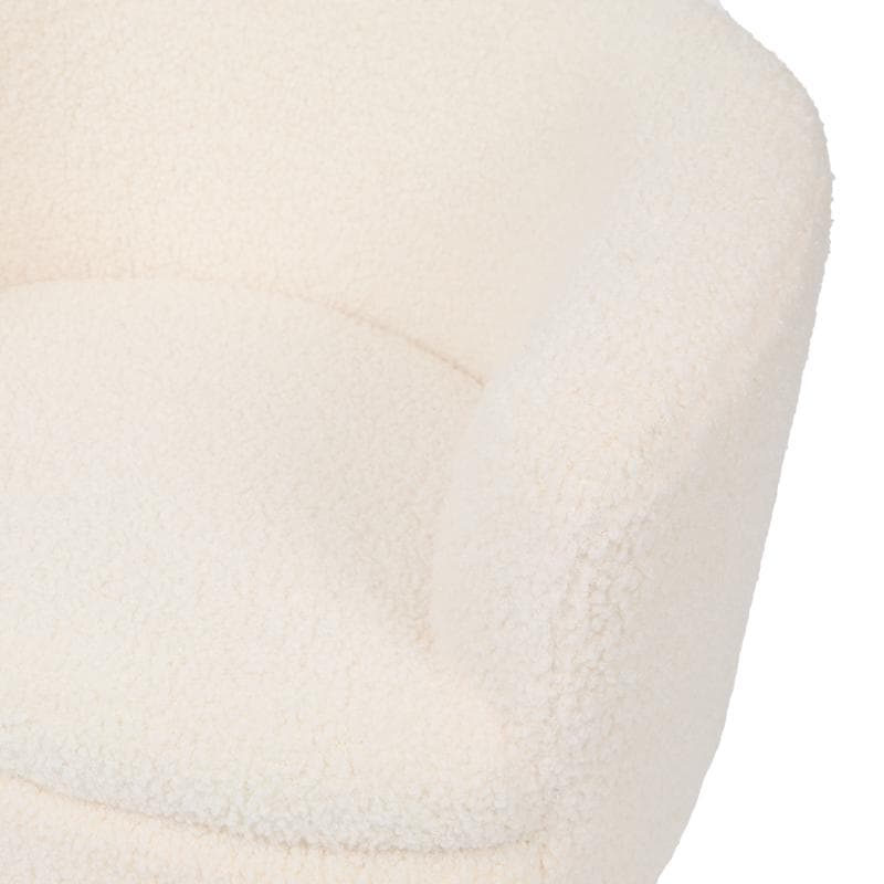 Kinderstoel Bouclé - wit