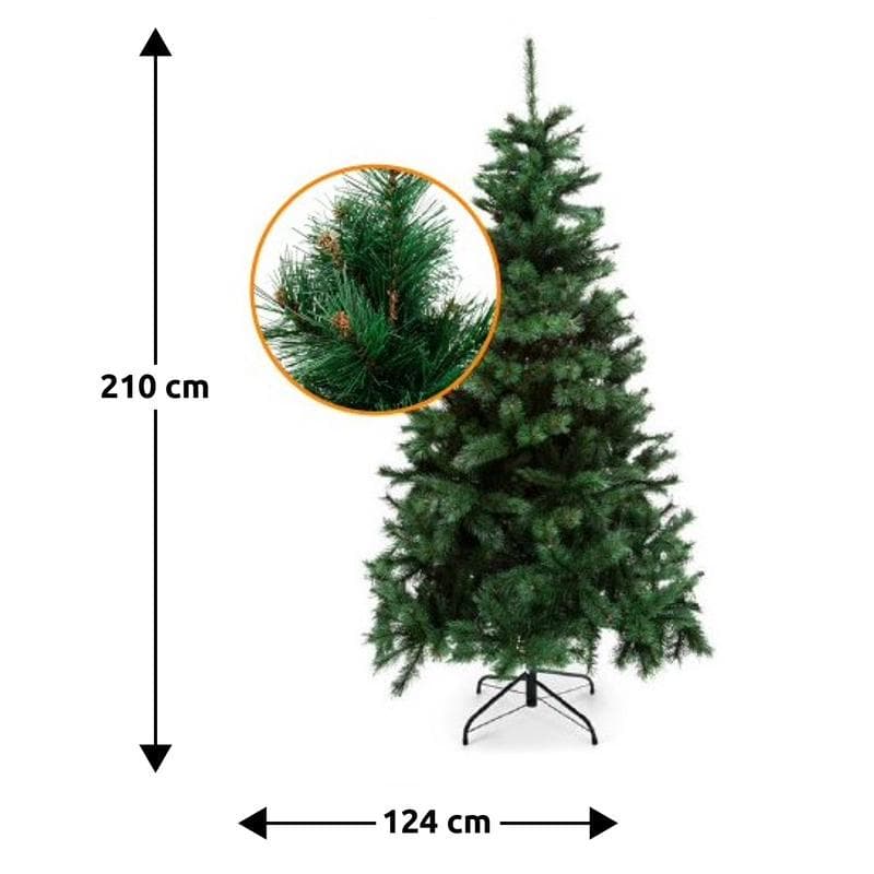 Luxe kunstkerstboom 210 cm