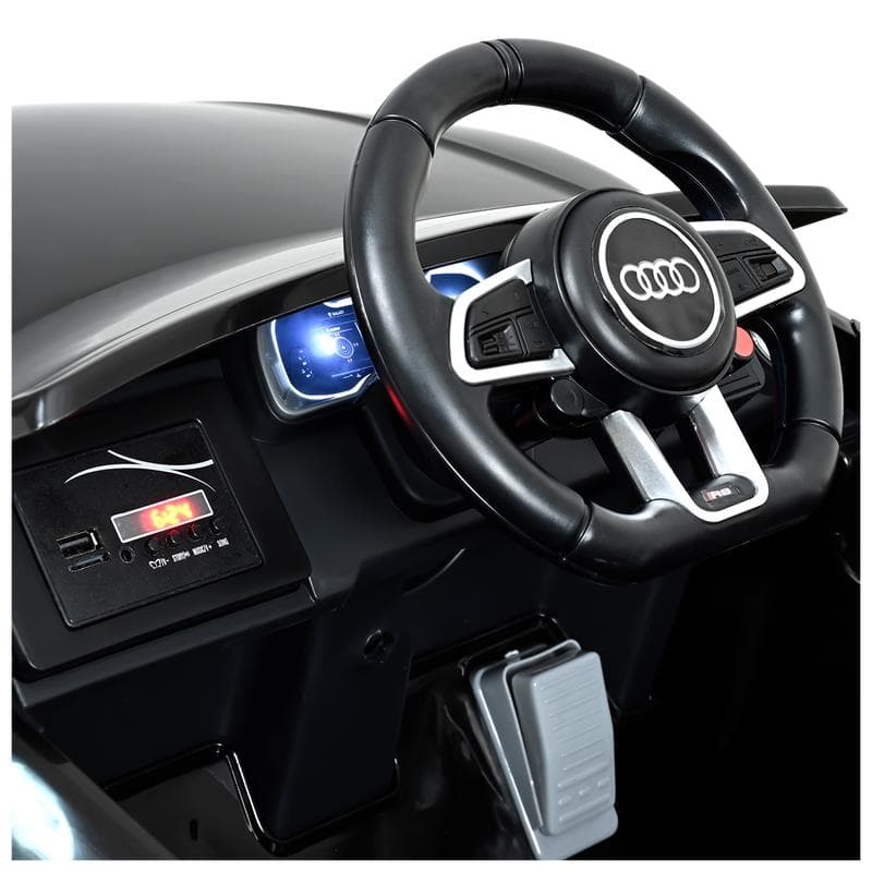 Elektrische kinderauto Audi R8 Spyder - Zwart