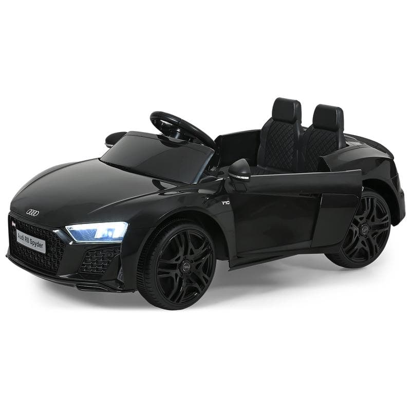 Elektrische kinderauto Audi R8 Spyder - Zwart