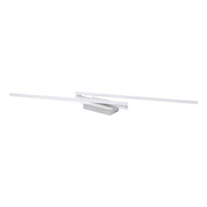 Moderne led plafondlamp - Zilver