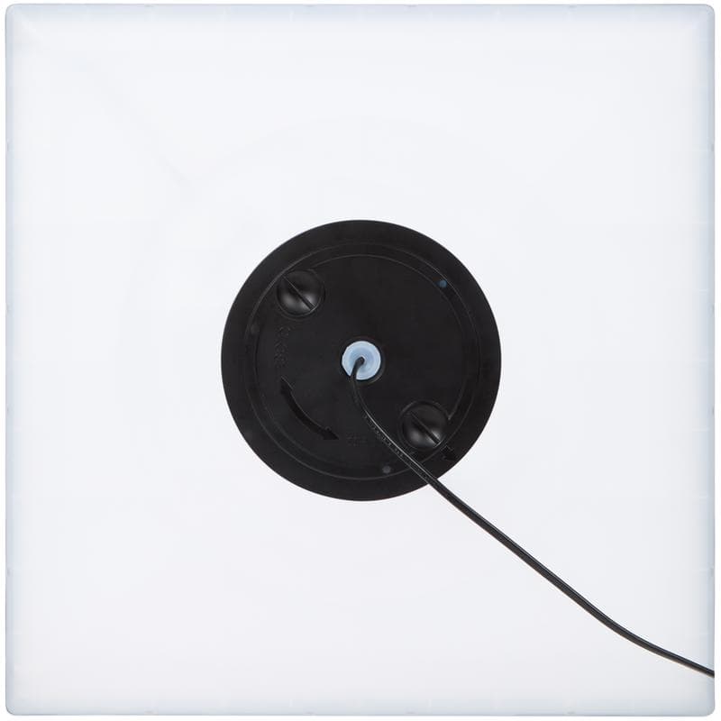 Ronde led plafondlamp met tunneleffect - zwart