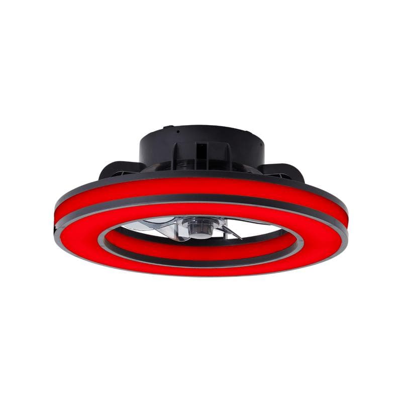 Ventilateur de plafond avec LED Brilliant Mondello - noir