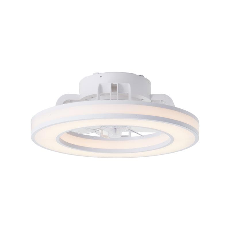 Ventilateur de plafond avec LED Brilliant Mondello - blanc