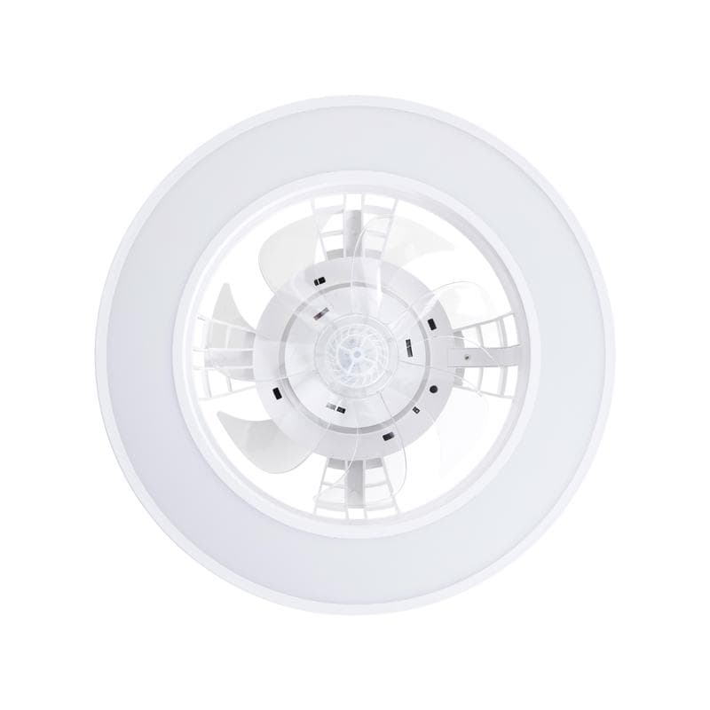 Brilliant Mondello plafondlamp met ventilator - wit