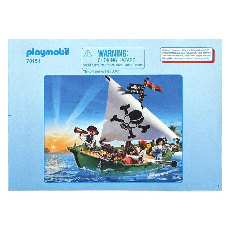 Playmobil Piratenschip met onderwatermotor