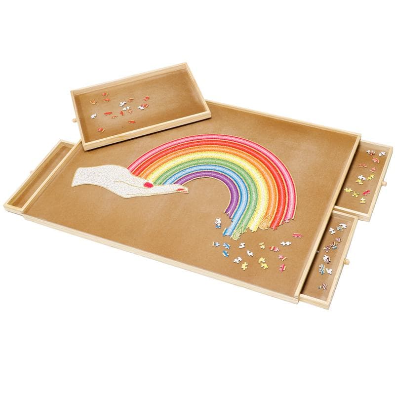 Puzzeltafel met 4 lades