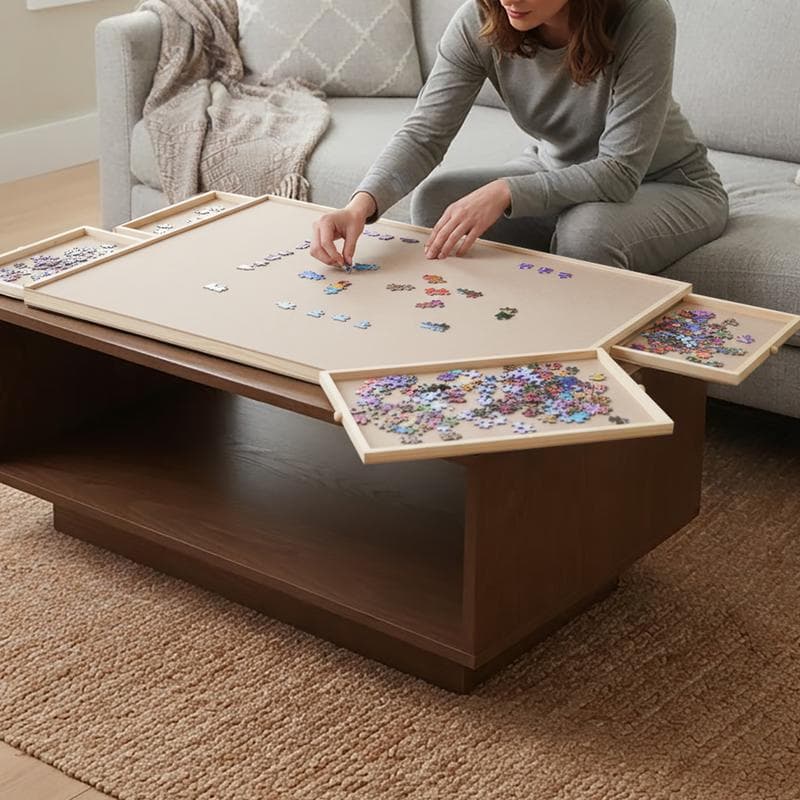 Draaibare puzzeltafel