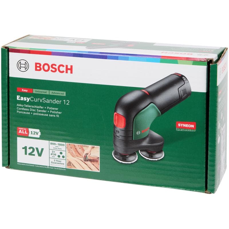 Ponceuse-polisseuse sans fil Bosch EasyCurvSander 12