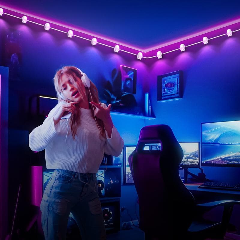 Muziekgevoelig ledverlichtingssnoer - 3 meter