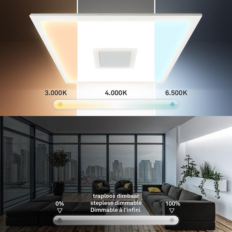 Panneau LED Telefunken - carré