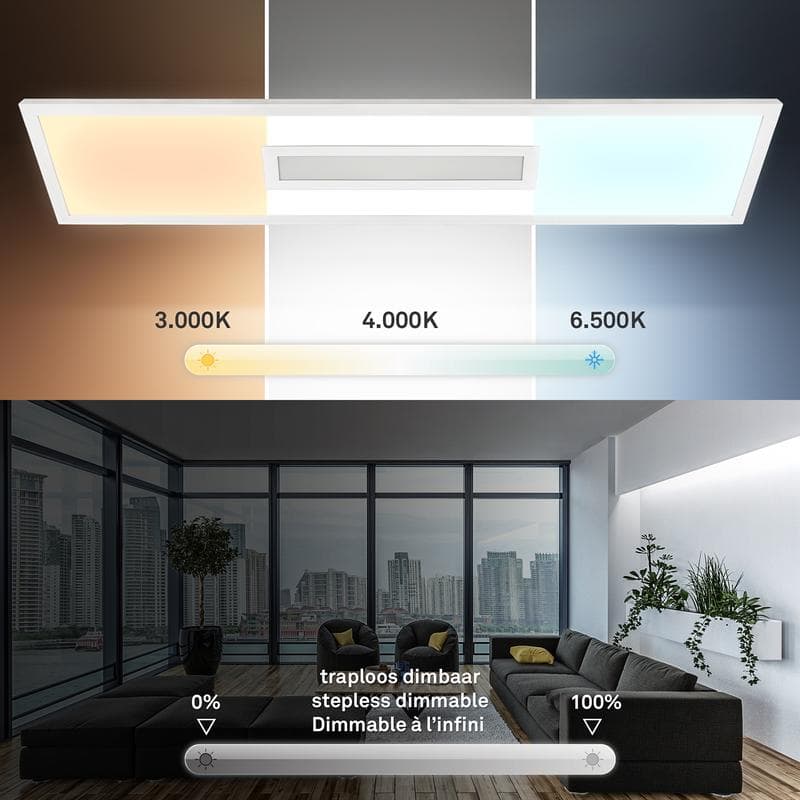 Panneau LED Telefunken - rectangulaire