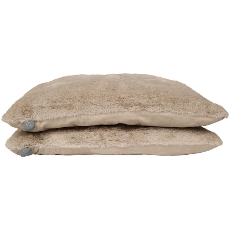 Warmtekussens set van 2 - taupe