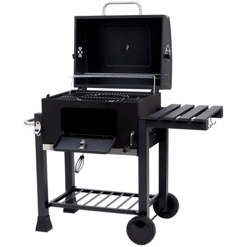 DURO houtskoolbarbecue XXL met deksel - vooraanzicht
