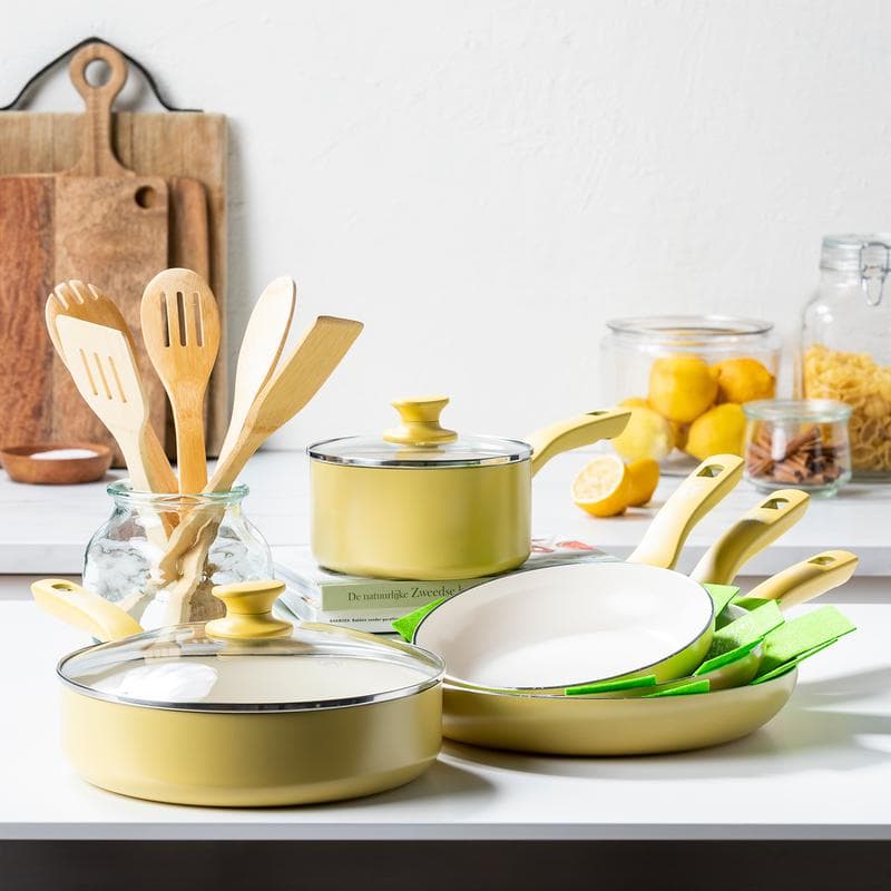 Batterie de cuisine en céramique - Pure Yellow