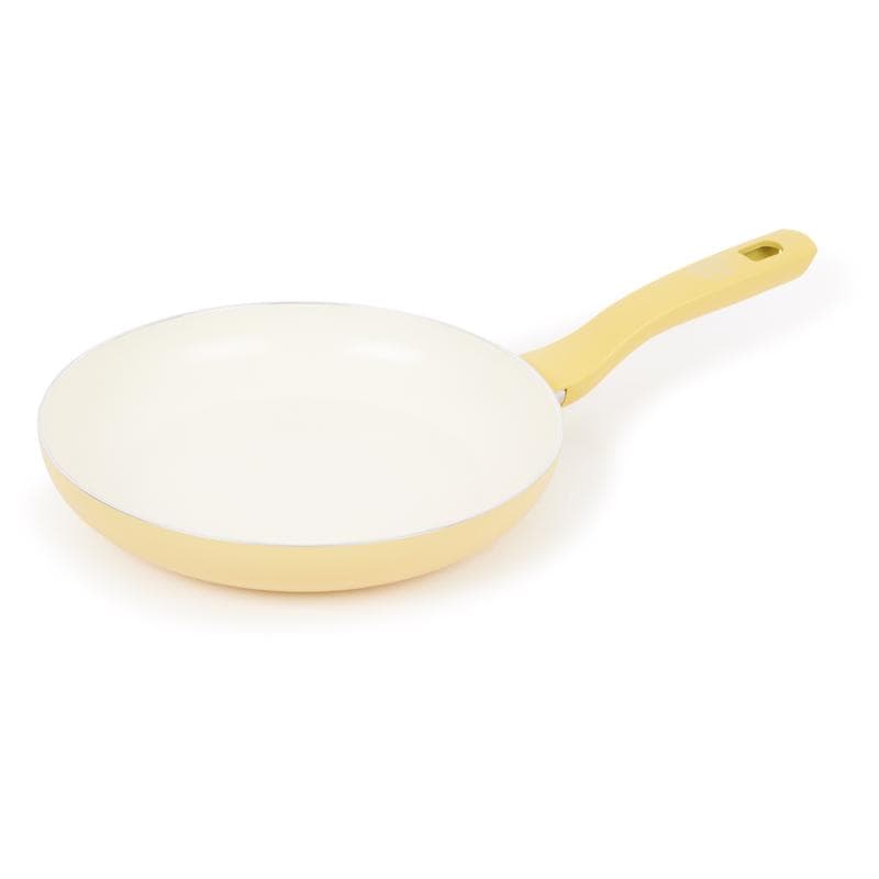 Keramische pannenset - pure yellow