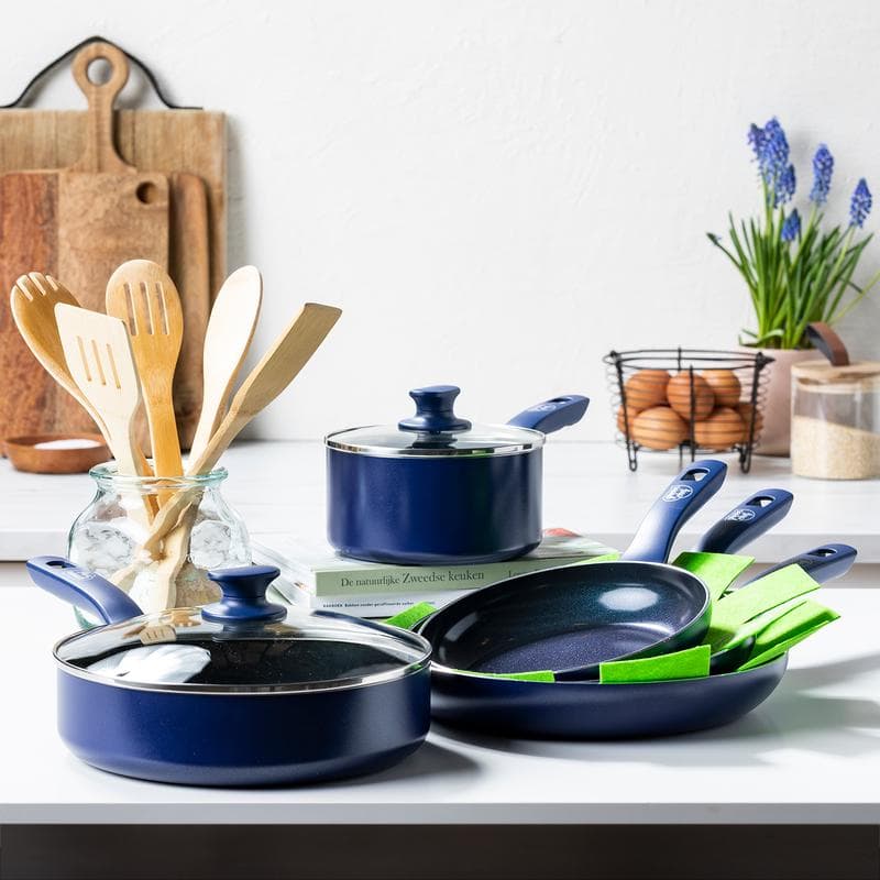 Batterie de cuisine en céramique - Pure Night Blue